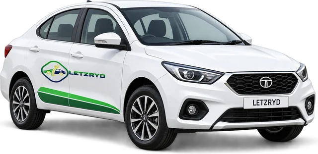 LetzRyd-branded sedan ready for ride-hailing deployment
